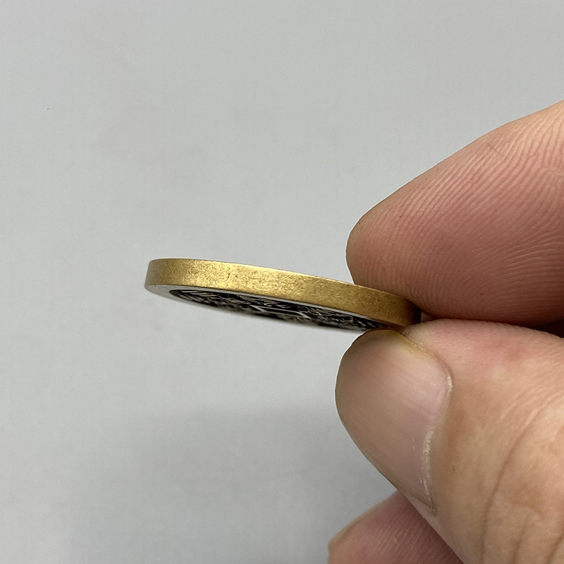 Small Square Hole Mountain Ghost Thunder Spend Money Pure Copper Coins Hate Money Ancient Coins Copper Coins Thickeneded Portable Wear Old Ancient Coins