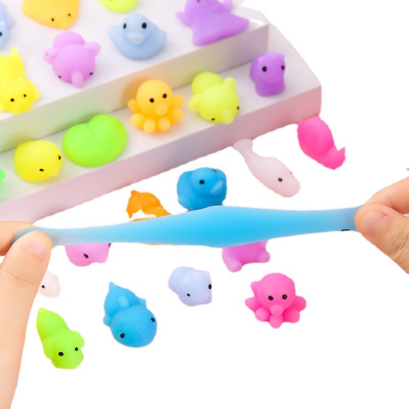 3g super cute little dumplings pinch music decompression toy cute animal pinch ball decompression children's hand pinch small toy