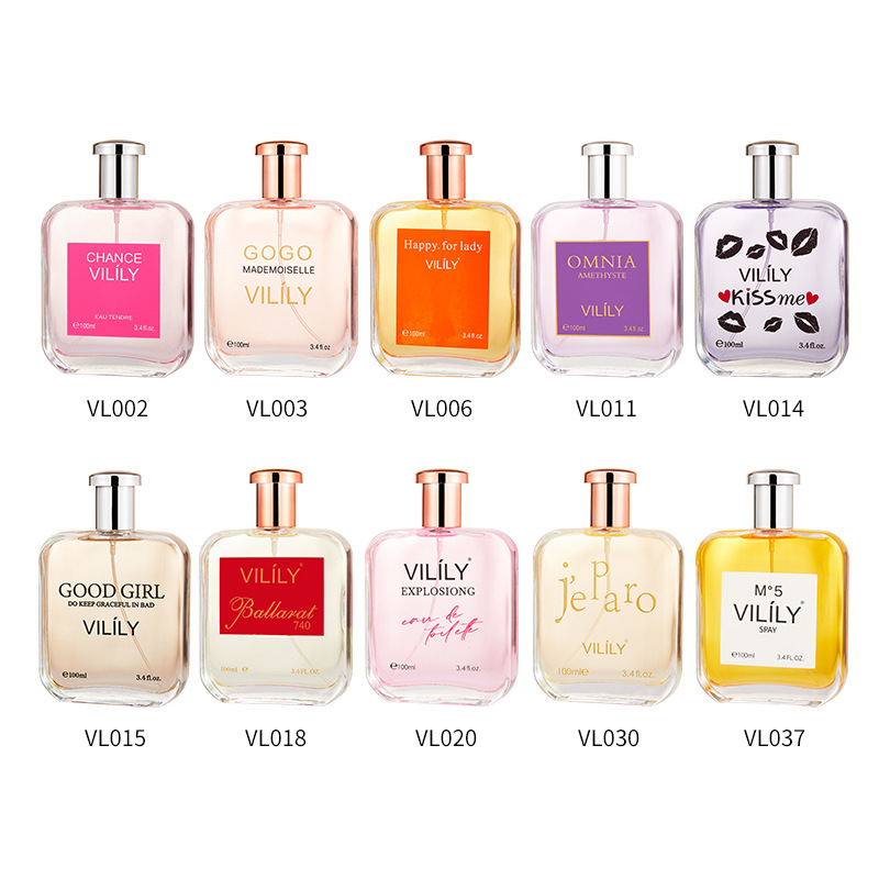 Cross-border VILILY French big-name flat for fragrance girl perfume ladies lasting fresh sweetheart niche light fragrance
