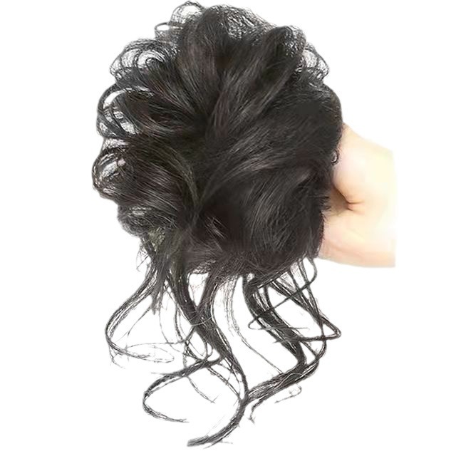 Factory direct supply wig long beard hair ring simulation hair ball head coil hair rope fluffy natural Bud headdress