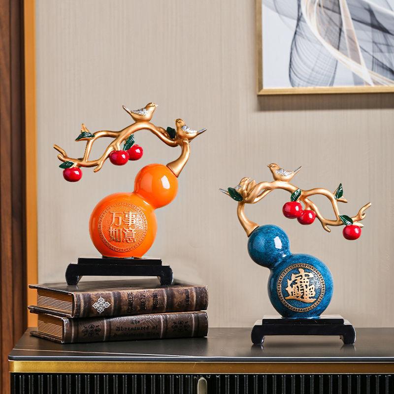 Новый китайский стиль, украшения с тыквой, создающие расслабляющее настроение, подарок на новоселье, декор для учебного портика и винного шкафа