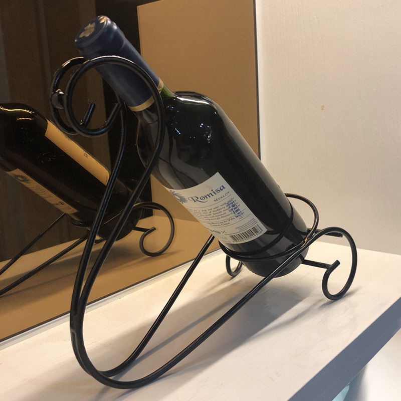 Nordic Modern Simple Living Room Wine Rack Ornaments Home Decorations Wine Rack Creative Iron Wine Cabinet Decoration