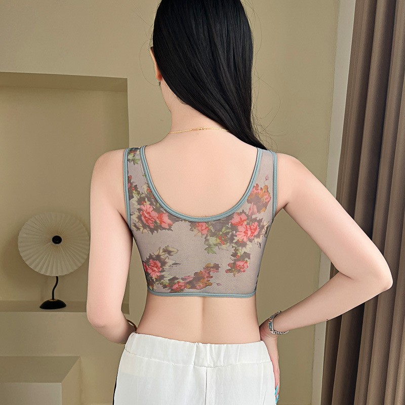 Traceless plus size Mother's Adjustable Underwear Women's Gathering Comfortable Fixed Cup Upper Collocable Parammary Bra