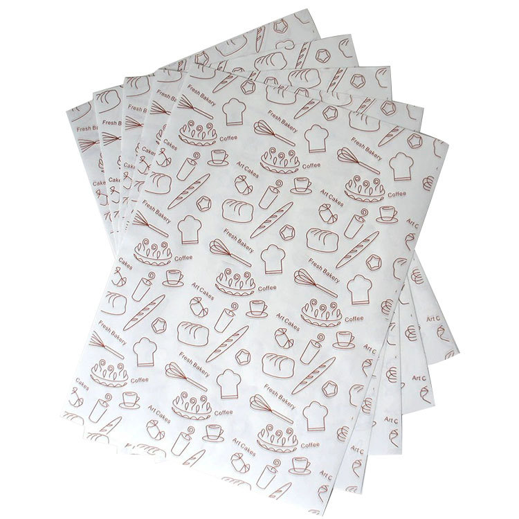 Custom hamburger paper sandwich wrapping paper printed logo chicken roll baking bread greaseproof paper coated paper custom