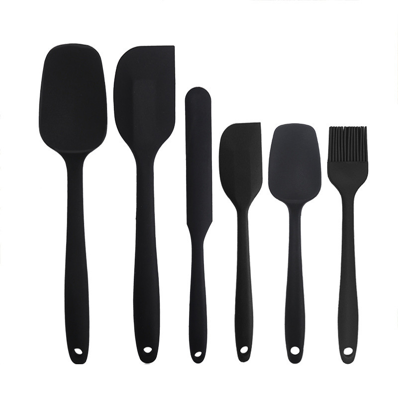 Silicone Kitchen Utensils 6-piece scraper oil brush barbecue all-inclusive silicone kitchen supplies 6-Piece Baking Tools set