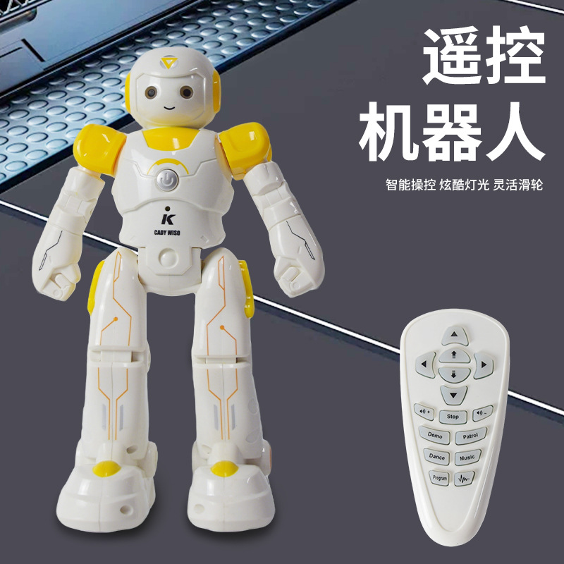 Foreign Trade Remote Control Robot Toy Intelligent Programming Robot Automatic Demonstration Infrared Remote Control Boy Children's Toy