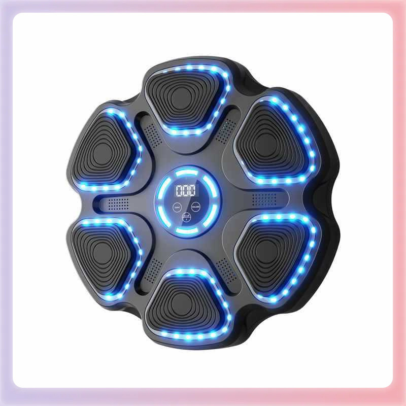 ✅ Cross-Border Upgrade Bluetooth Music Boxing Target Light Gear Adjustment Boxing Machine Home Fitness Equipment Boxing Wall