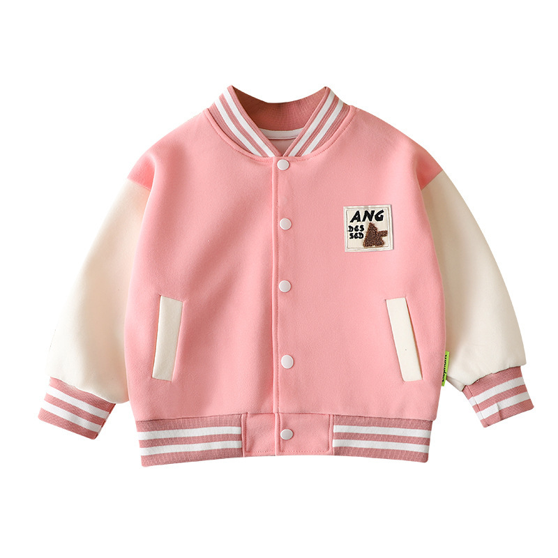 Children's baseball jacket thin spring and autumn 2024 new boys' jacket children's clothing children's fried street cardigan fashion top