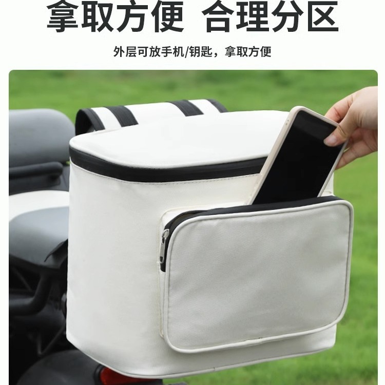 Electric Car Waterproof Rear Backrest Hanging Bag Battery Car Emmayadi Storage Bag Car Gods Storage Bag Large Capacity