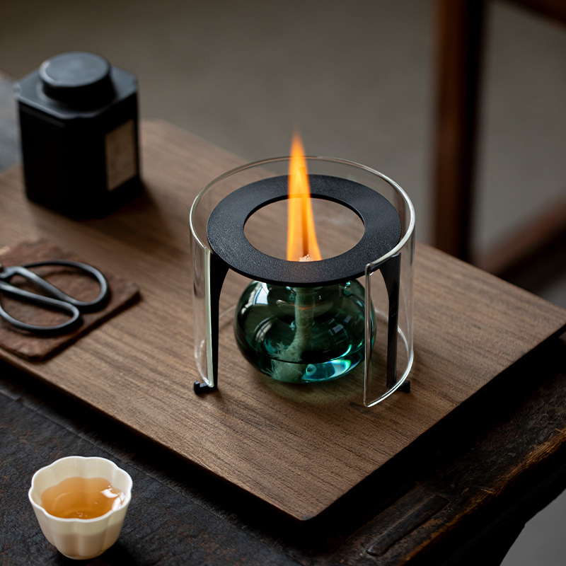 Чайный набор с крышкой из боросиликатного стекла, печь для нагрева