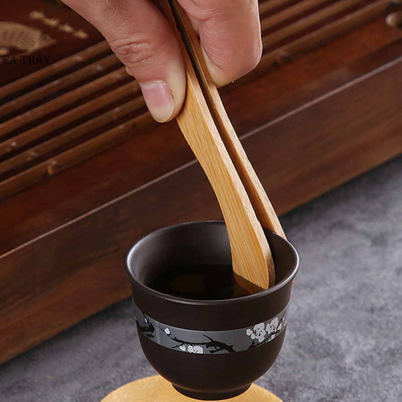 Bamboo Creative Tea Set Clip Tea Tweezers Home Tea Table Tea Table Tea Tea Soaking Six Gentlemen Kung Fu Tea Set Accessories
