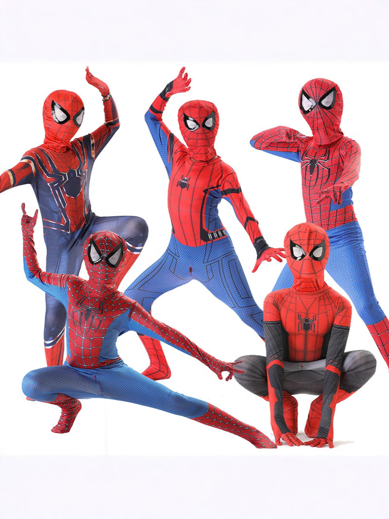 Spider Skinny Man Jumpsuit Kids Halloween Costume Expedition Clothes Extraordinary Steel Myers Costume Gwen