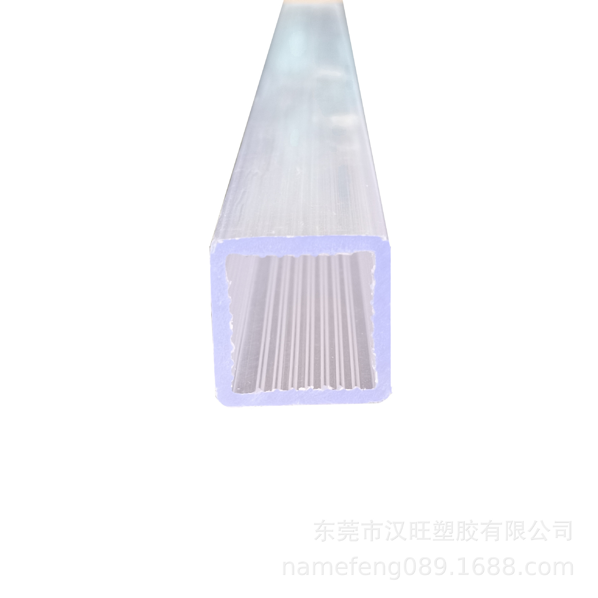 Factory Direct Sales High Transparent Ps Hollow Square Tube Acrylic Plexiglass Tube Transparent Square Tube Profile
