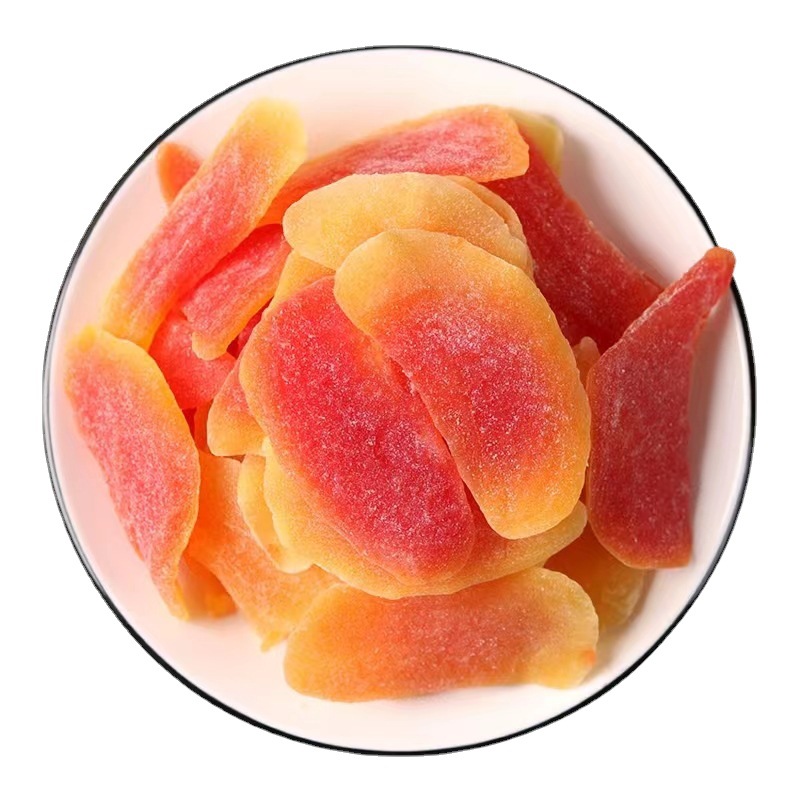 Ahuan's Dried Papaya Snacks, Candied Fruit Products, 500g Bagged, Office Bulk Wholesale, Fujian Specialty