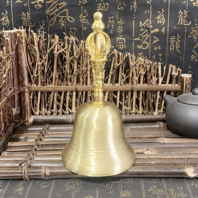 Factory direct supply pure copper thickened polished rattle rattle new paint hand rattle sound good square rattle wholesale