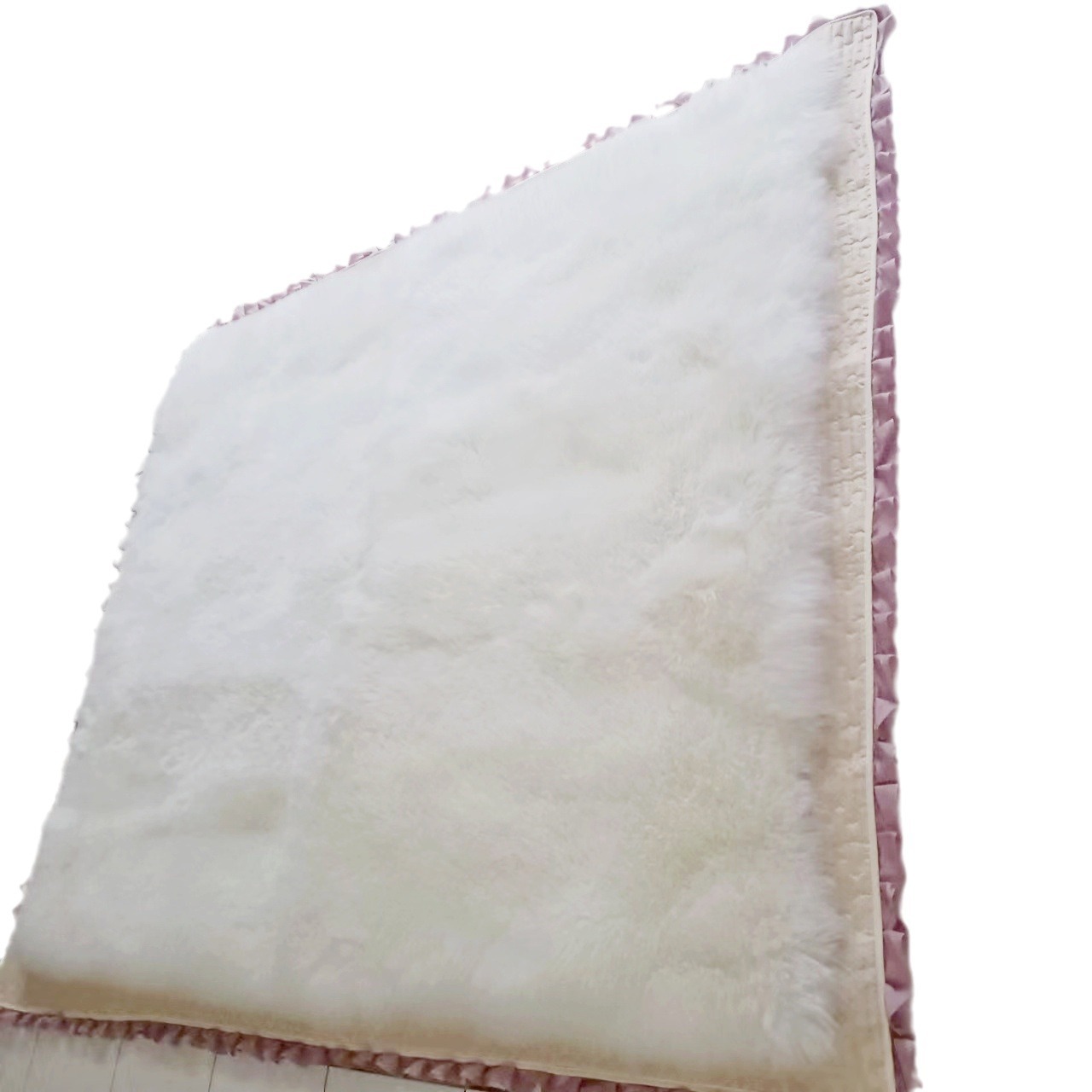 Pure wool mattress White whole sheepskin lamb plush mattress fur one mattress warm factory wholesale