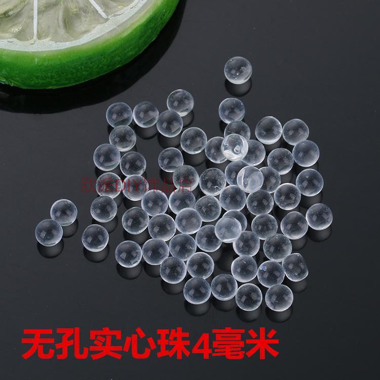 3-16mm Solid Transparent Glass Beads Marbles Experimental Glass Decorative Glass Beads Non-Porous Crystal Beads Yiling