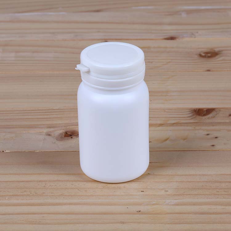 White PE plastic bottle health care bottle PE capsule bottle solid plastic bottle tablet bottle lozenge packaging food bottle