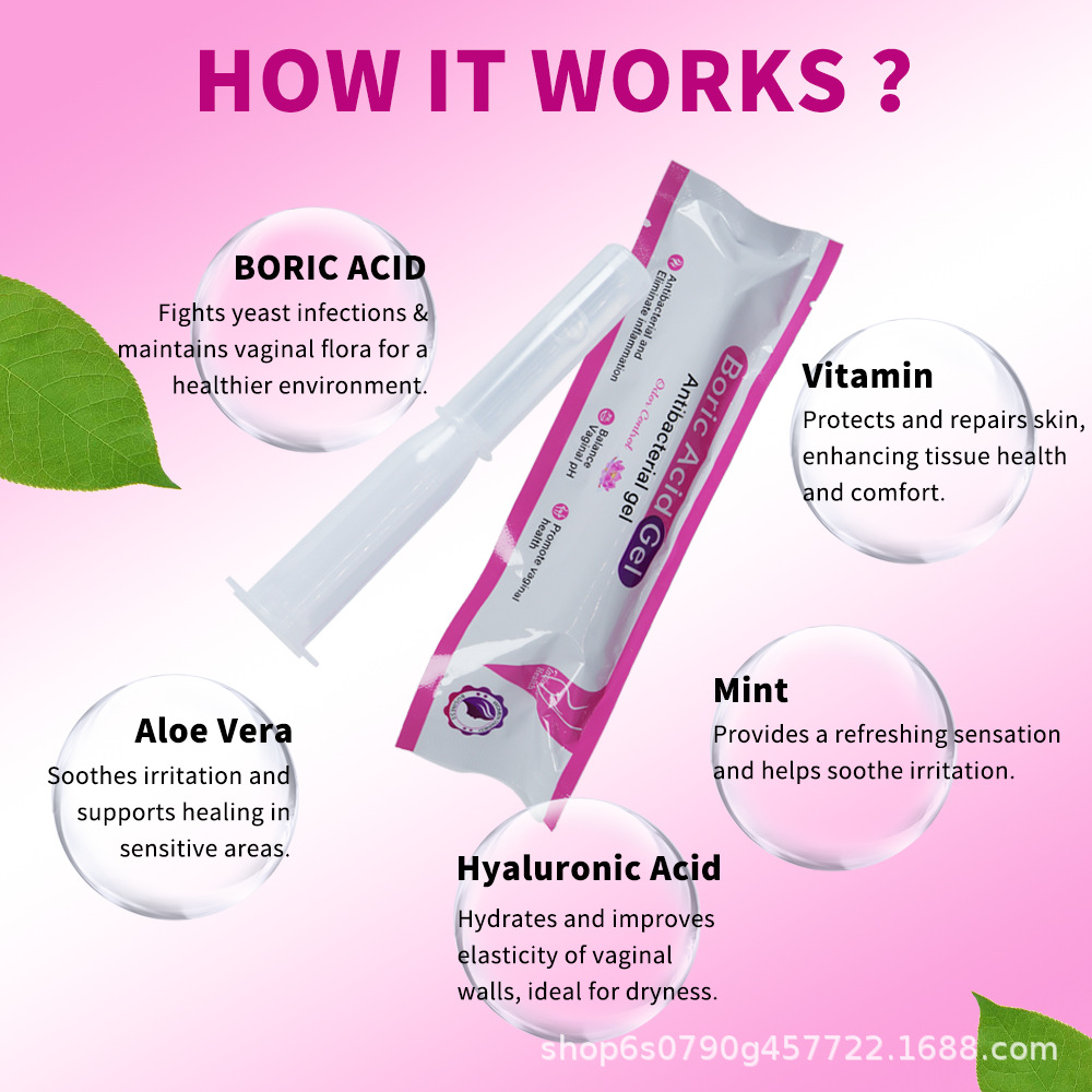 Boric Acid Feminine Gel Balance Healthy Ph Boric Acid Gel