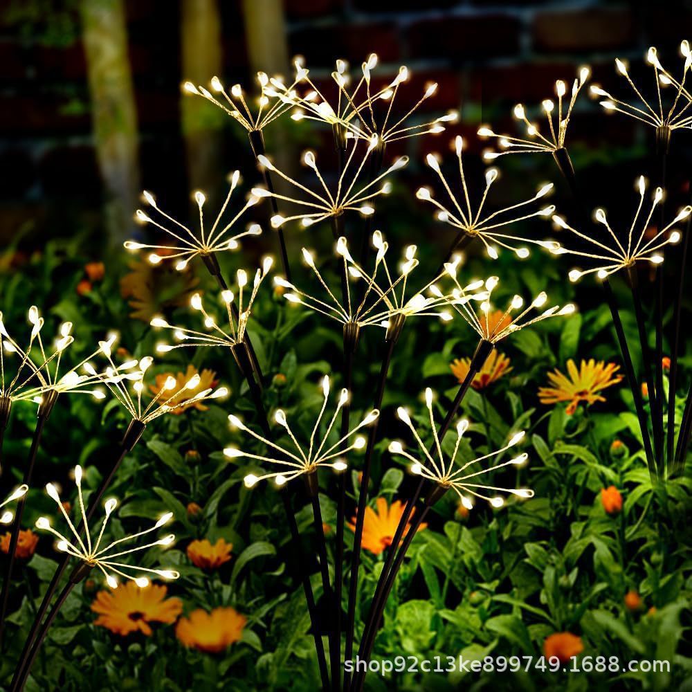 25 лет новая солнечная уличная лампа-светлячок, лампа для праздников и украшений