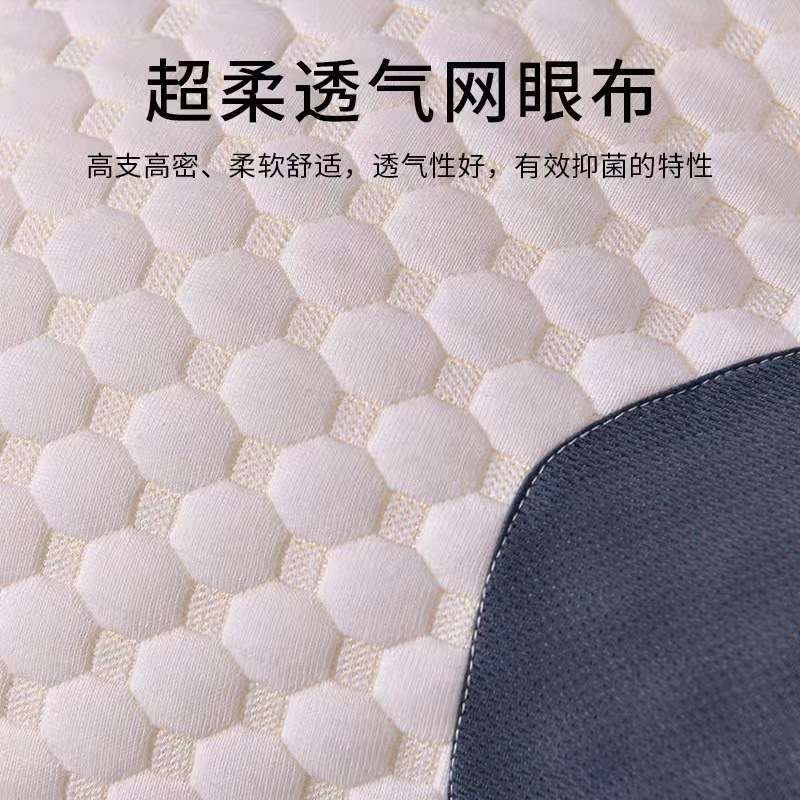 Knitted Cotton Massage Pillow Core Cervical Spine Protection to Help Sleep Household Pair of Single Male Dormitory Student Hotel Pillow Wholesale