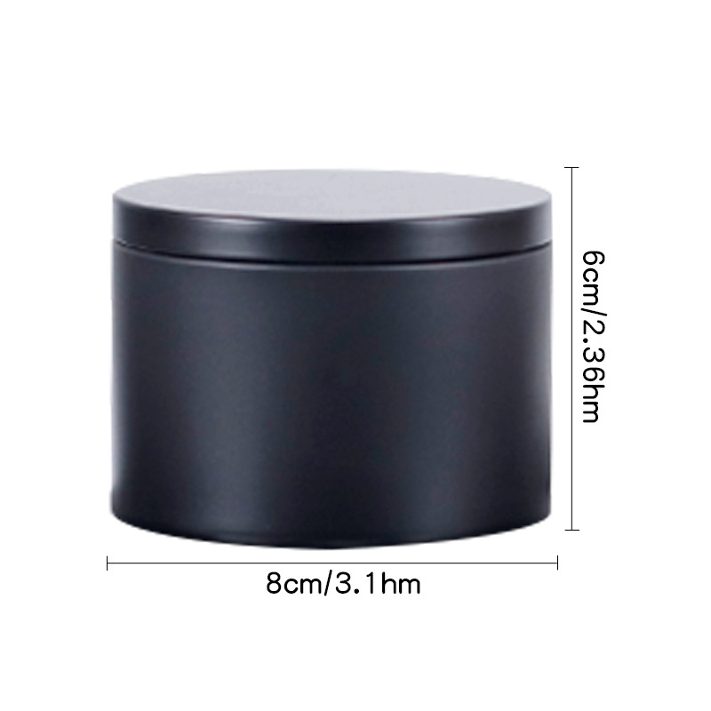 Spot Candle Jar 8oz4oz Scented Candle Jar Factory Direct Sales Export Special Candle Jar Tinplate Round Jar Iron