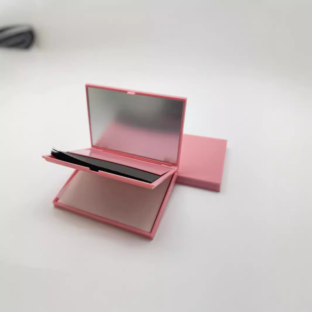 Double-Layer Oil-Absorbing Facial Tissue Mirror Box Pp Box Double-Sided Linen Paper Matte Box Facial Oil Control Portable Foldable