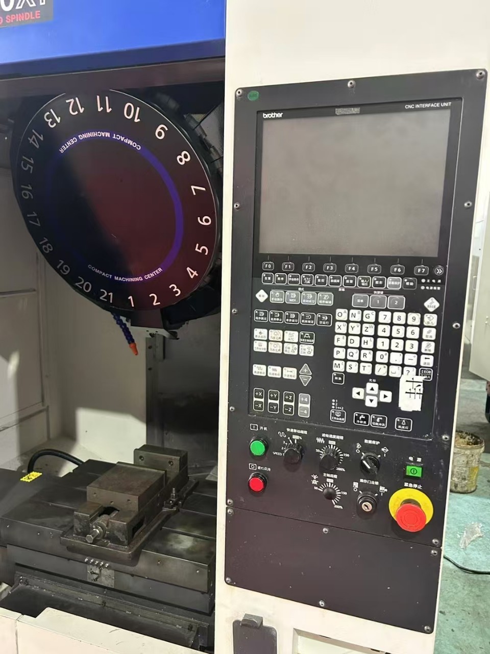 Transfer of Japanese Brother Cnc Drilling and Tapping Center S500X1 Small Drilling and Milling Machining Center Machine Tool with 21 Tools