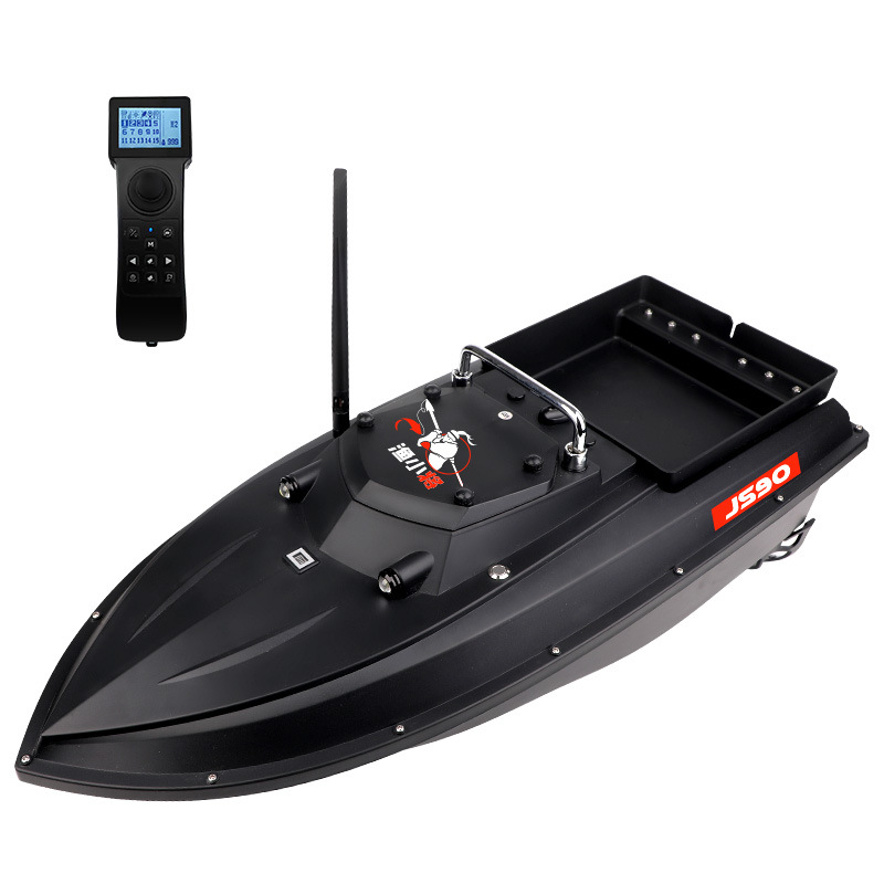 Fishing boat 12v high-power high-speed remote control boat dragnet towing hook fishing boat GPS positioning bait boat