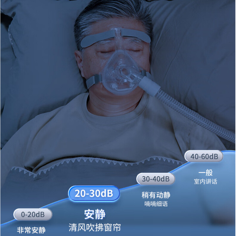 Dual-Level Ventilator Medical-Grade Household Non-Invasive Anti-Snoring Ventilator Auxiliary Treatment Copd Slow-Blocking Respirator
