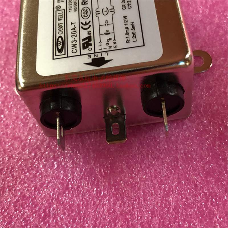 Taiwan Cannywell Power Supply Emi Filter Cw3-6A-10A -20A-T Ac 220V Purifier