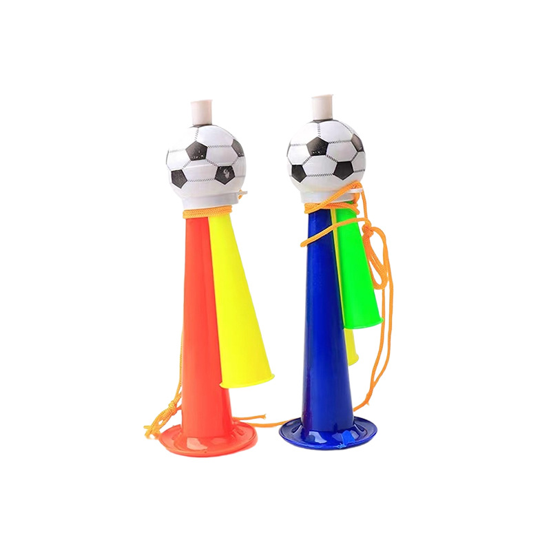 Football Trumpet Three Tone Cheer Cheer Trumpet Plastic Toy Games Cheerleading Kidsren's Toy Factory Wholesale