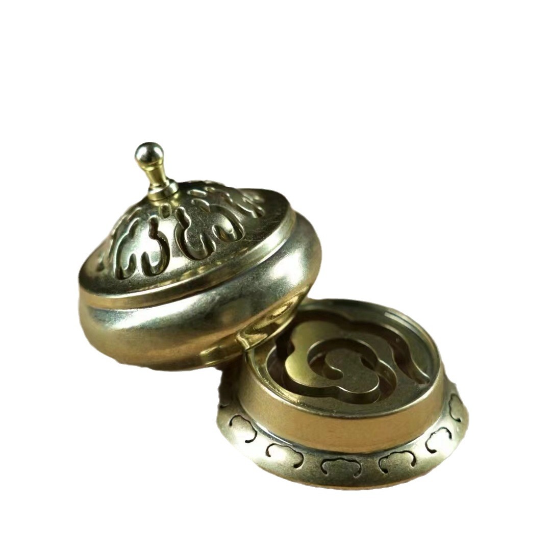 Mini Antique One-piece Furnace Incense Way suit Fragrance Seal Tool Fragrance Ash Fragrance Powder Household Indoor Incense Furnace Factory Outlet