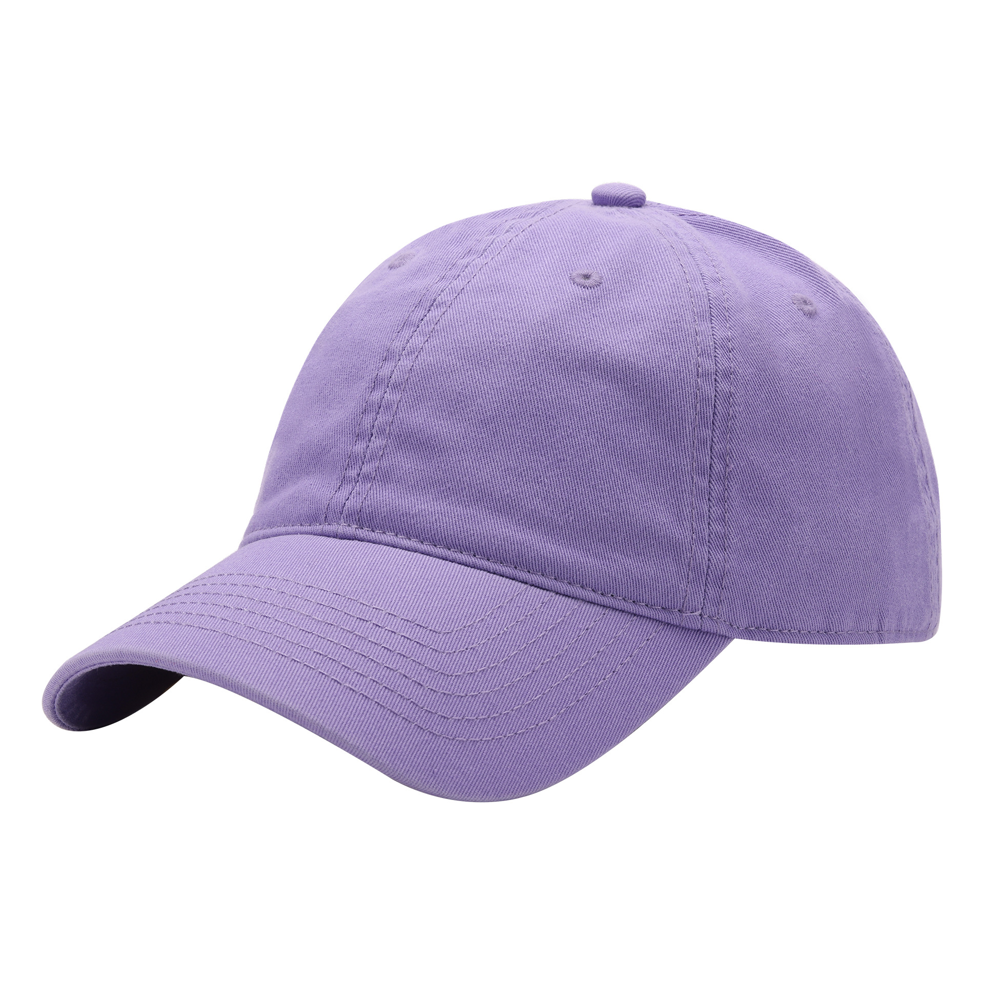 Combed Cotton Swab Ball Cap Washed Pure Color Soft Top Peaked Cap Ins Trendy Brand Simple Versatile Sun Protection Hat Hat