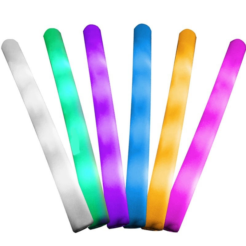 Sponge glow stick making LOGO concert props foam glow stick glow stick flash silver evening party atmosphere