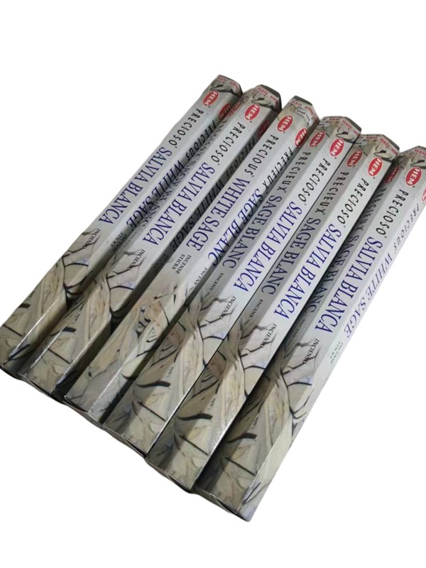 Indian White Sage White Sage Line Incense Indoor Incense Purification Air Smoked Aromatherapy genuine goods Soothing