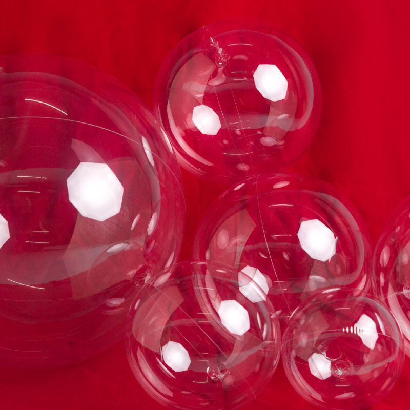 Internet Celebrous Non-Stretch Wave Ball High Transparent Wave Ball Push Toy Party Decoration Wedding Dress Birthday Decoration