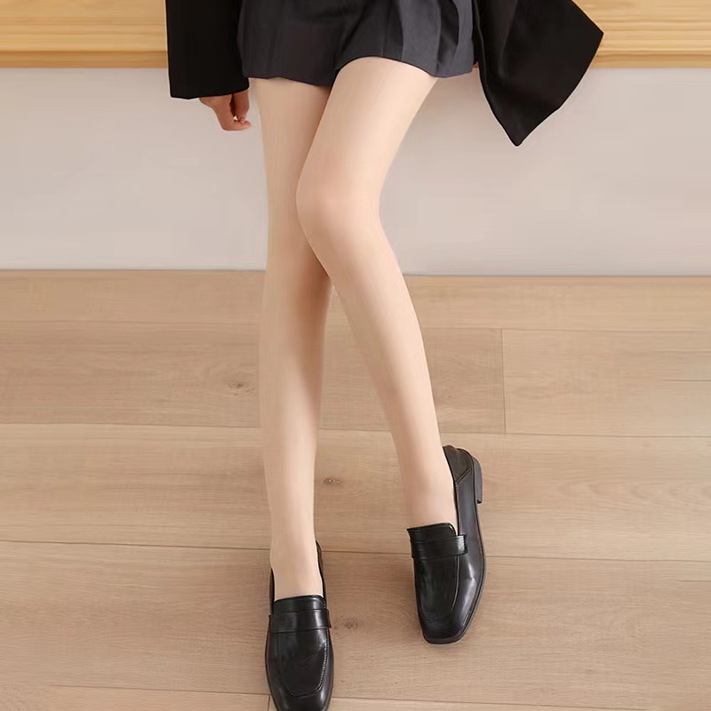 Internet Celebrity Pineapple Stockings Stockings Arbitrary Cut Light Leg Artifact Ultra-thin Anti-hook Pantyhose Fit-colored Leggings