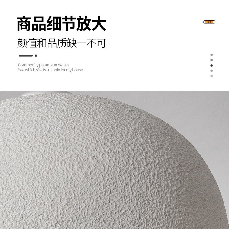 Quiet Wind Chandelier Cream Wind Clothing Store Model Room Homestay Restaurant Hotel Pick Empty Villa Living Room Dining Room Lamps