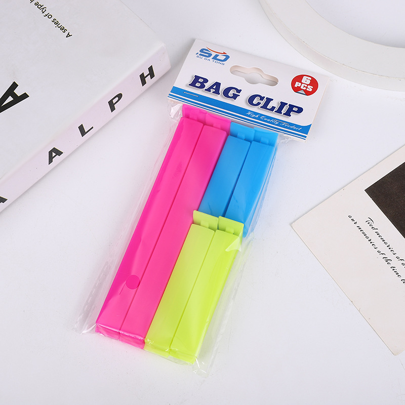 Japanese-style plastic bag sealing clip food tea sealing clip fresh snack bag moisture-proof sealing clip wholesale can be set