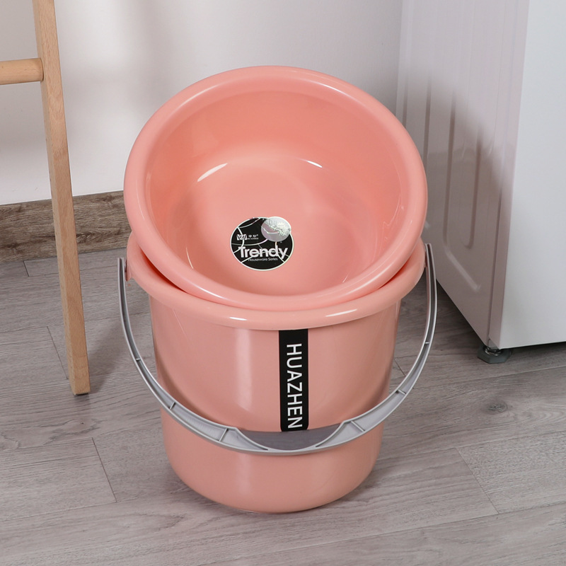 Water Bucket Basin suit Household Large Water Storage Plastic Bucket Portable Thickened Student Dormitory Laundry Washbasin