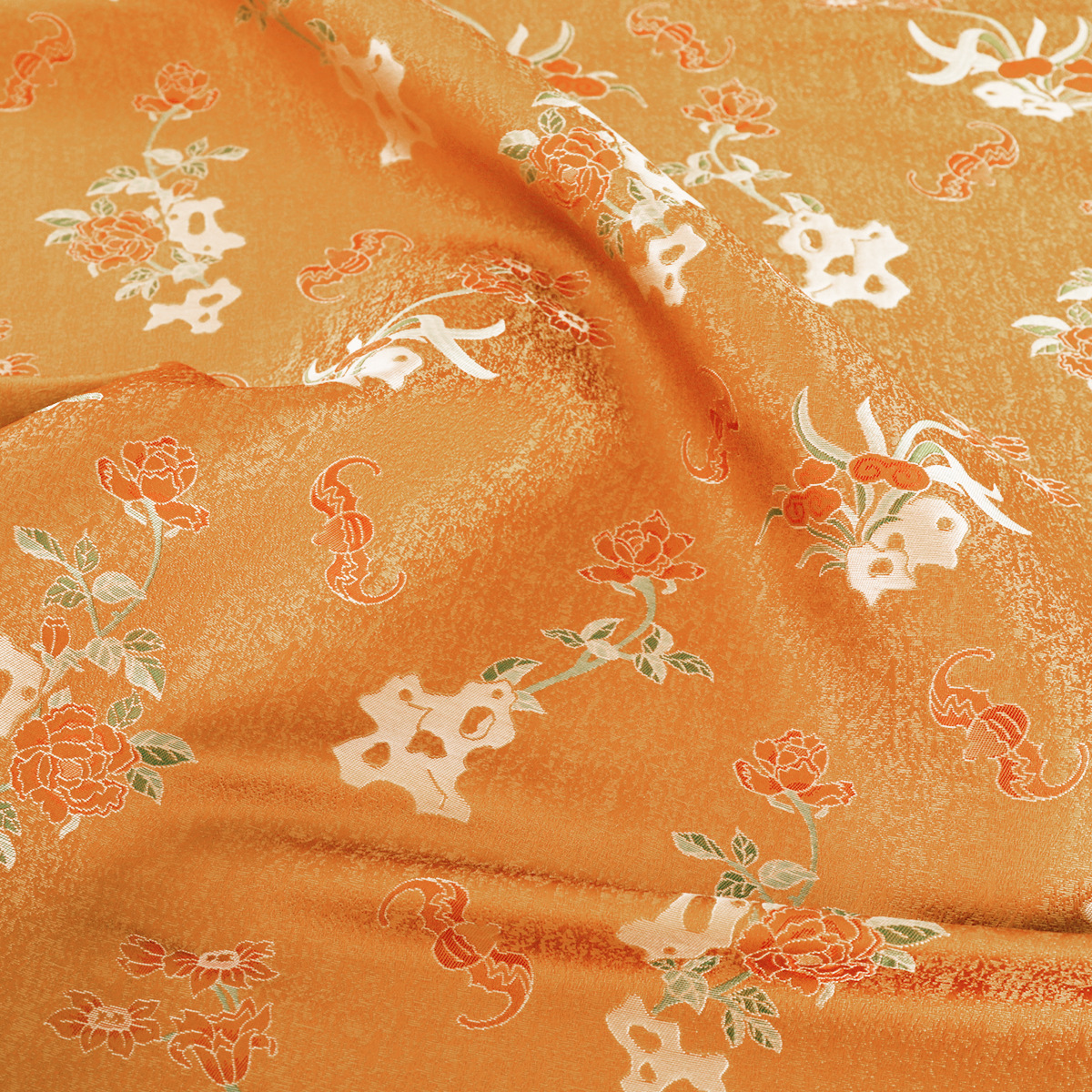 "FS013 Peony" Guofeng Vest Shirt Jacket Fabric Imitation Song Jin Clothing Fabric