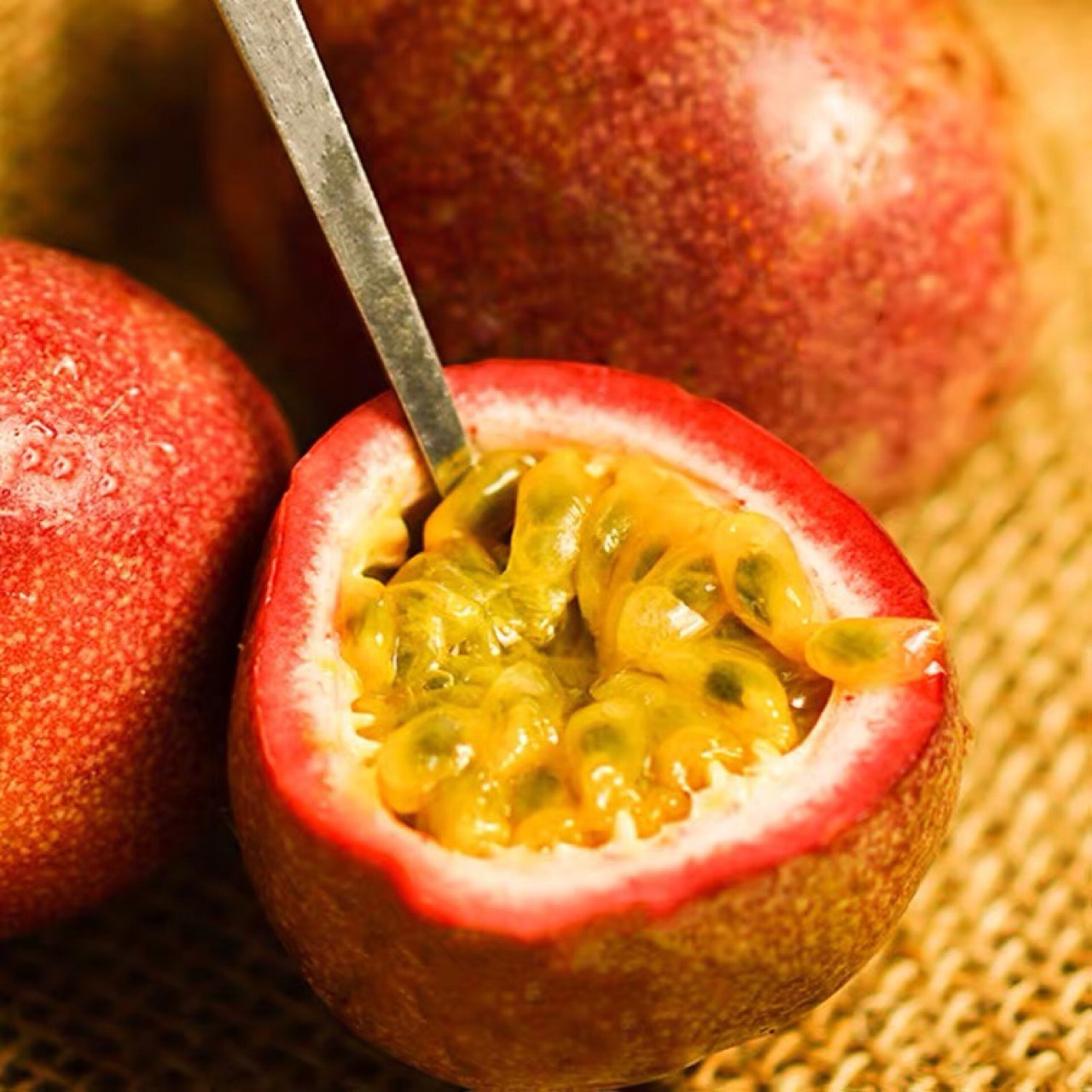 Purple Passion Fruit 5kg Whole Box of Purple-Skinned Fresh Fruit 2.5kg Free Shipping 3 Guangxi Yunnan White Passion Fruit Passionflower