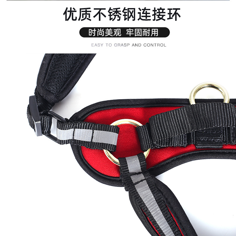 Pet Chest Strap Dog Small and Medium Dog Leash Pet Chest Strap Breathable Comfortable Pet Supplies Dog