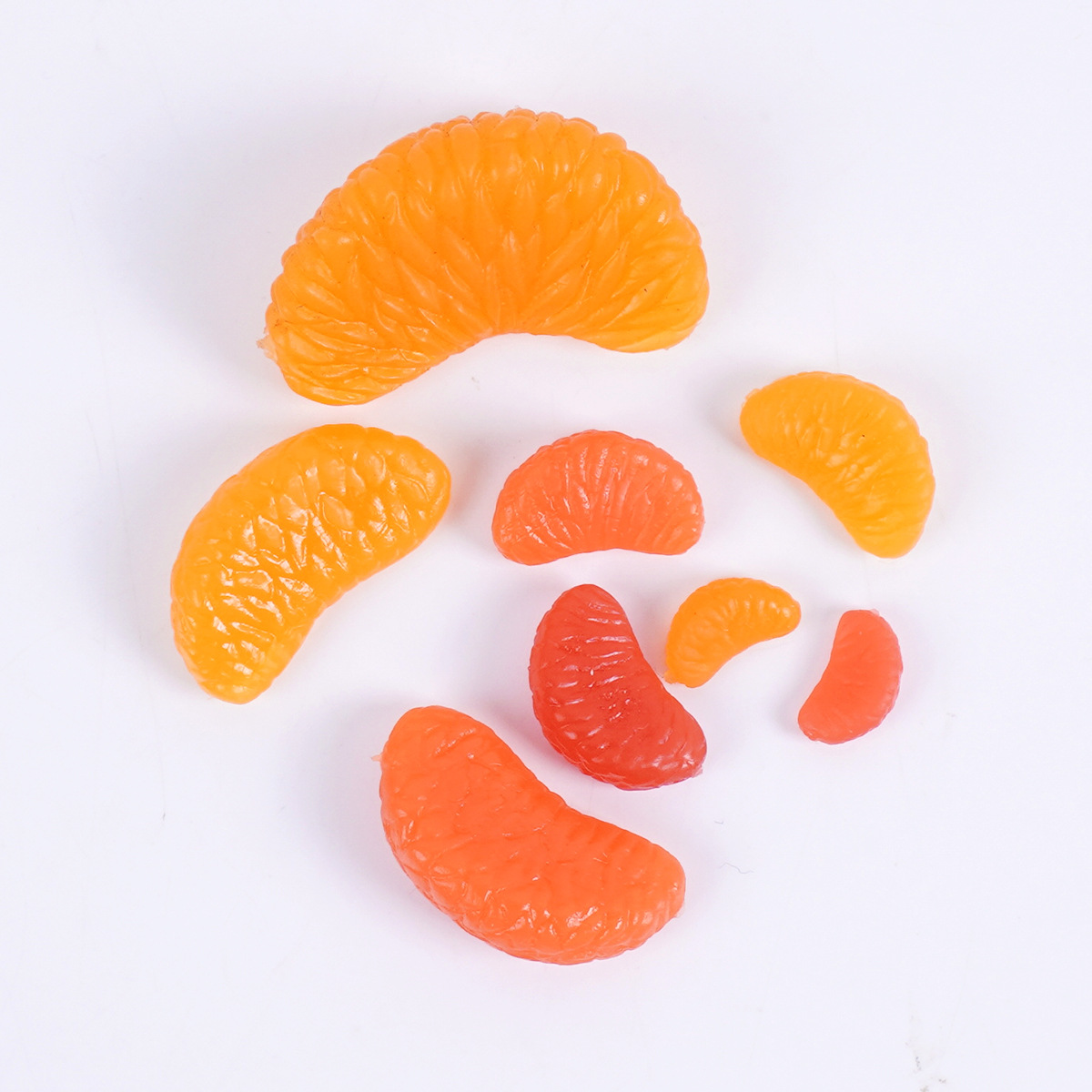 Simulated Fruit Orange Petals and Grapefruit Petals Model DIY Handmade Cream Glue Clay Accessories Miniature Food Toy Orange