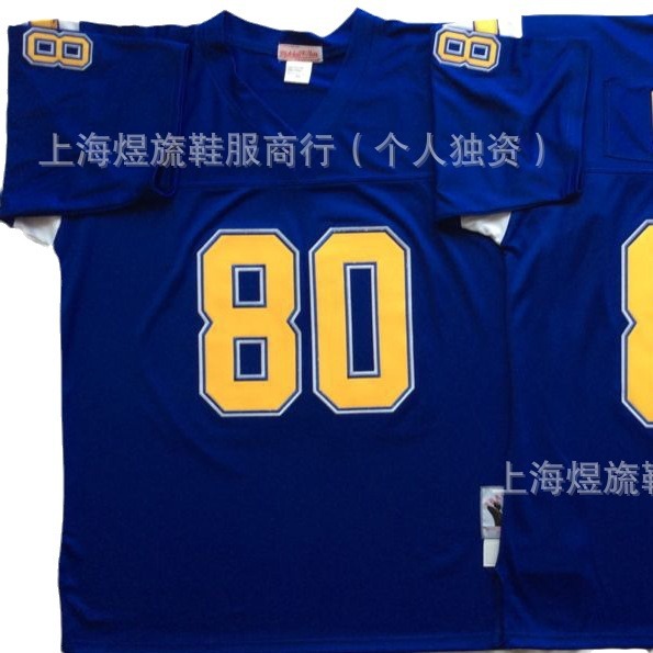 [San Diego Lightning] Cross-border Rulingsuit Embroidered Mitchell Retro Jersey Embroidered Sportswear Wholesale