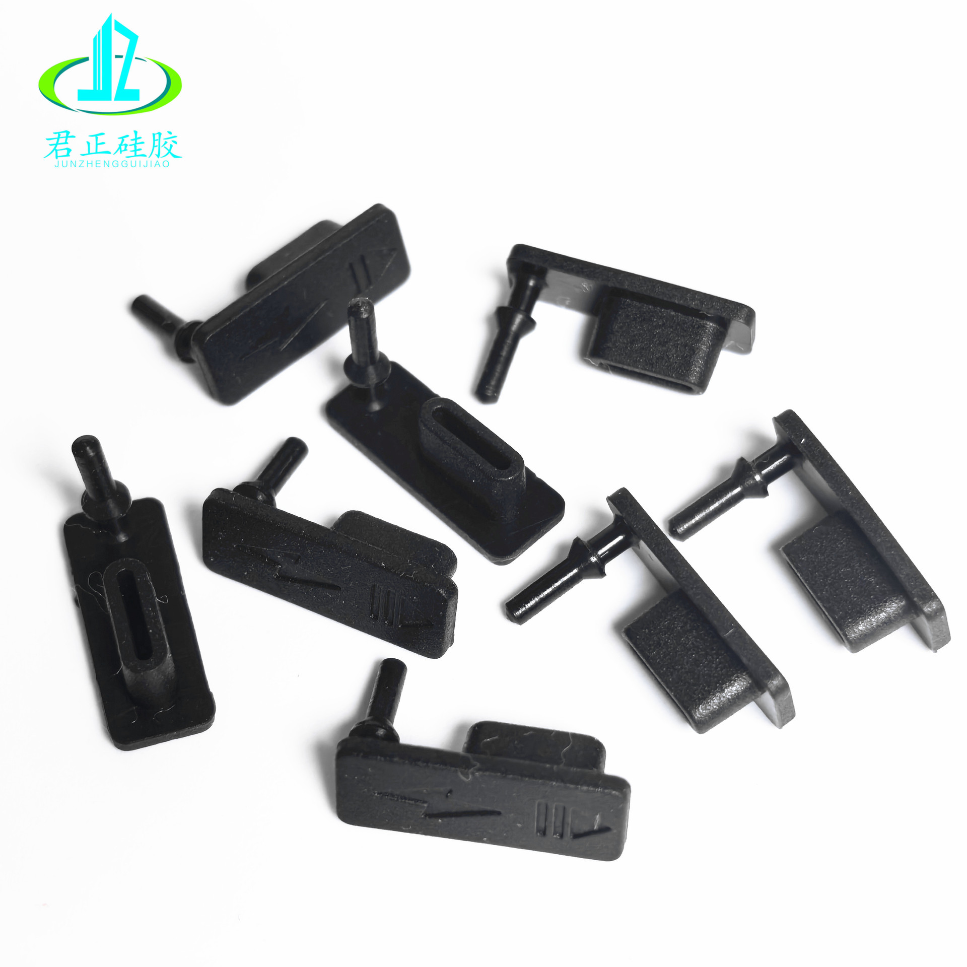 16*6 square typec dust plug usb waterproof plug type-c dust cover charging port silicone plug