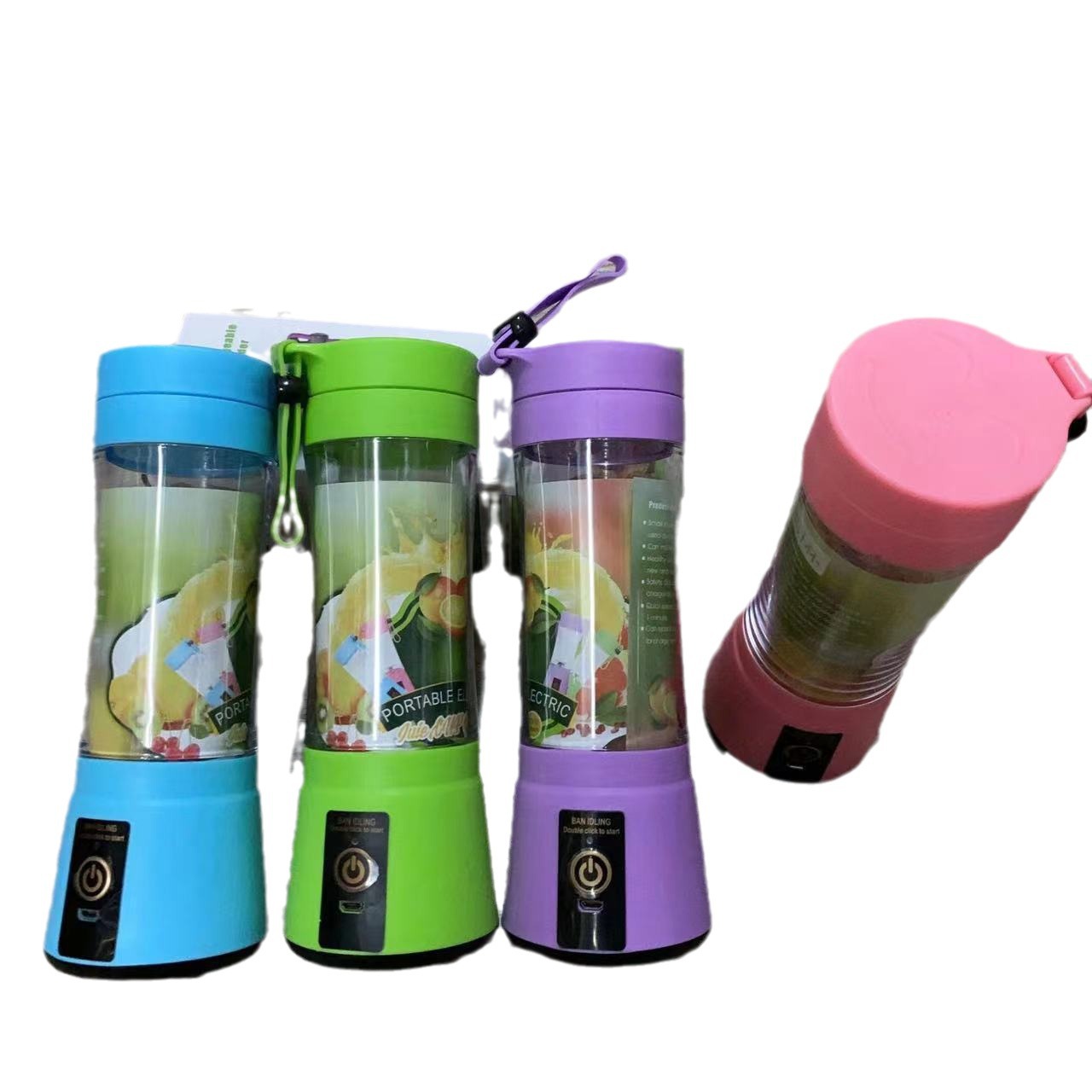 6-leaf cutter head electric mini whirlwind juicer household portable fruit juice cup juice cup