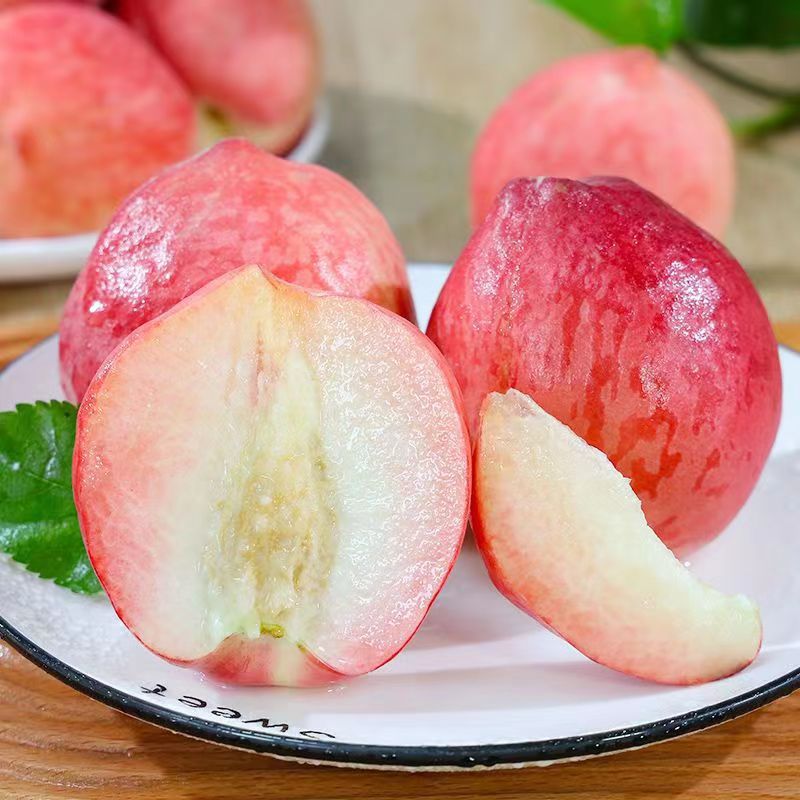 Peach Whole Box 5kg Fresh Seasonal Ripe Peaches for Pregnant Women, Crispy Sweet Peaches, Free Shipping for 5