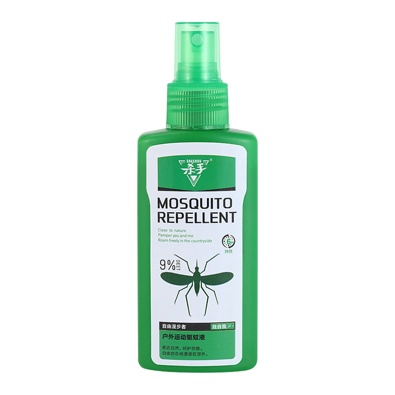 Mosquito repellent liquid DEET 9% mosquito repellent spray 100ml mosquito repellent water outdoor field night fishing insect repellent mosquito bites